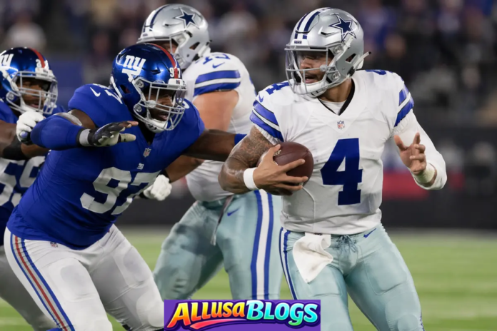 New York Giants vs Dallas Cowboys Match Player Stats