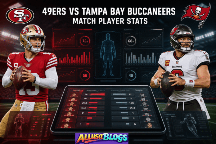 49ers vs tampa bay buccaneers match player stats